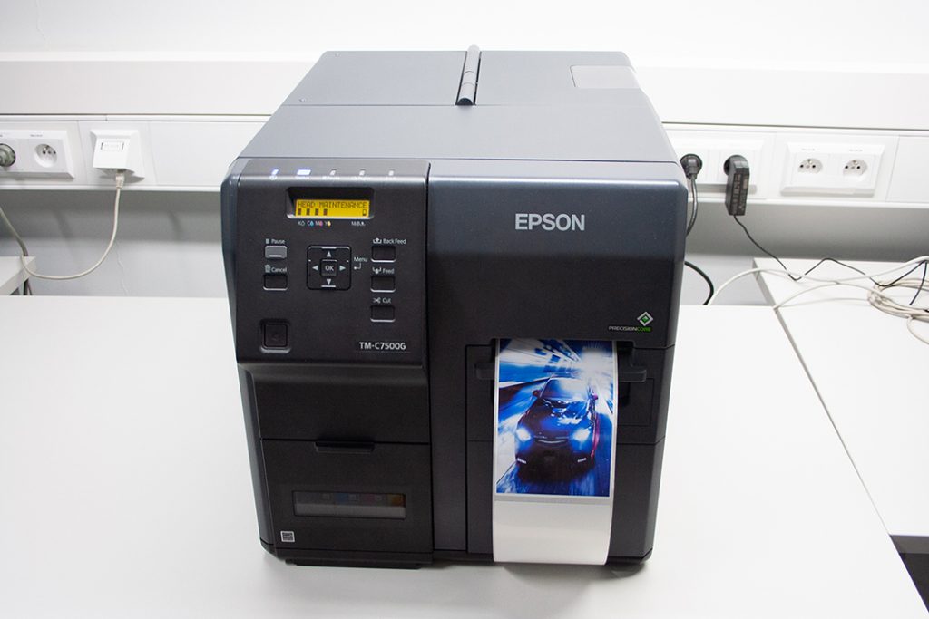 EPSON C7500G - kolorowa drukarka do etykiet