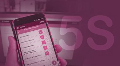 5S w smartfonie- aplikacja mobilna Audytor
